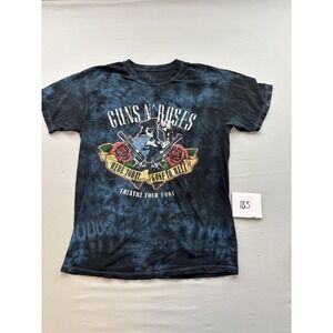 Guns N Roses 1991 Theatre Tour Tie-Dye T-Shirt Mens M Rock Band Tee Blue Black
